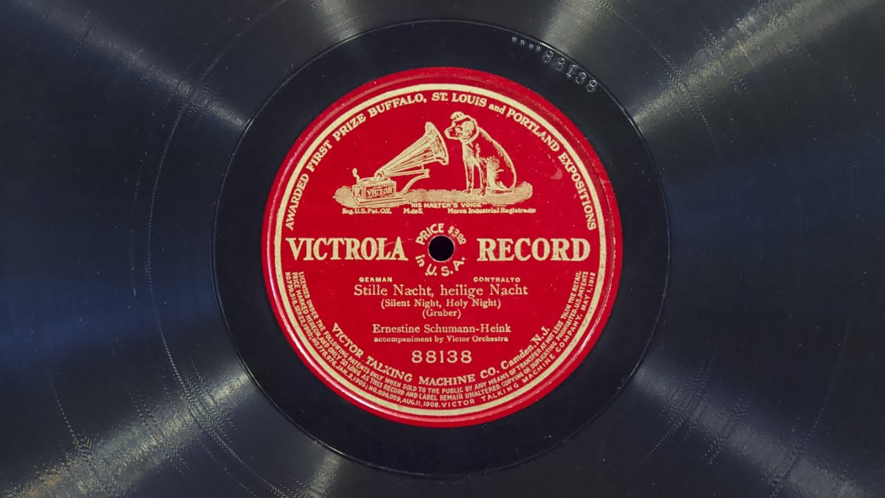 Stille Nacht, heilige Nacht &bull; Ernestine Schumann-Heink (EMG Mark Xb Oversize Gramophone)