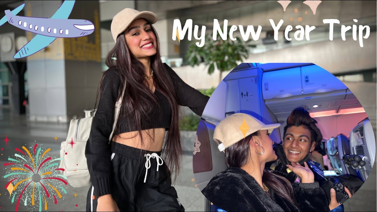 VISHAL OR MERI PEHLI NEW YEAR TRIP SAATH MAIN || IS BAAR FLIGHT MISS NAHI KRUNGI || AAYU VLOGS
