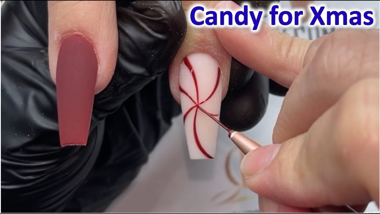 Cách Vẽ Candy rắc kim tuyến và Design cho Christmas | CL