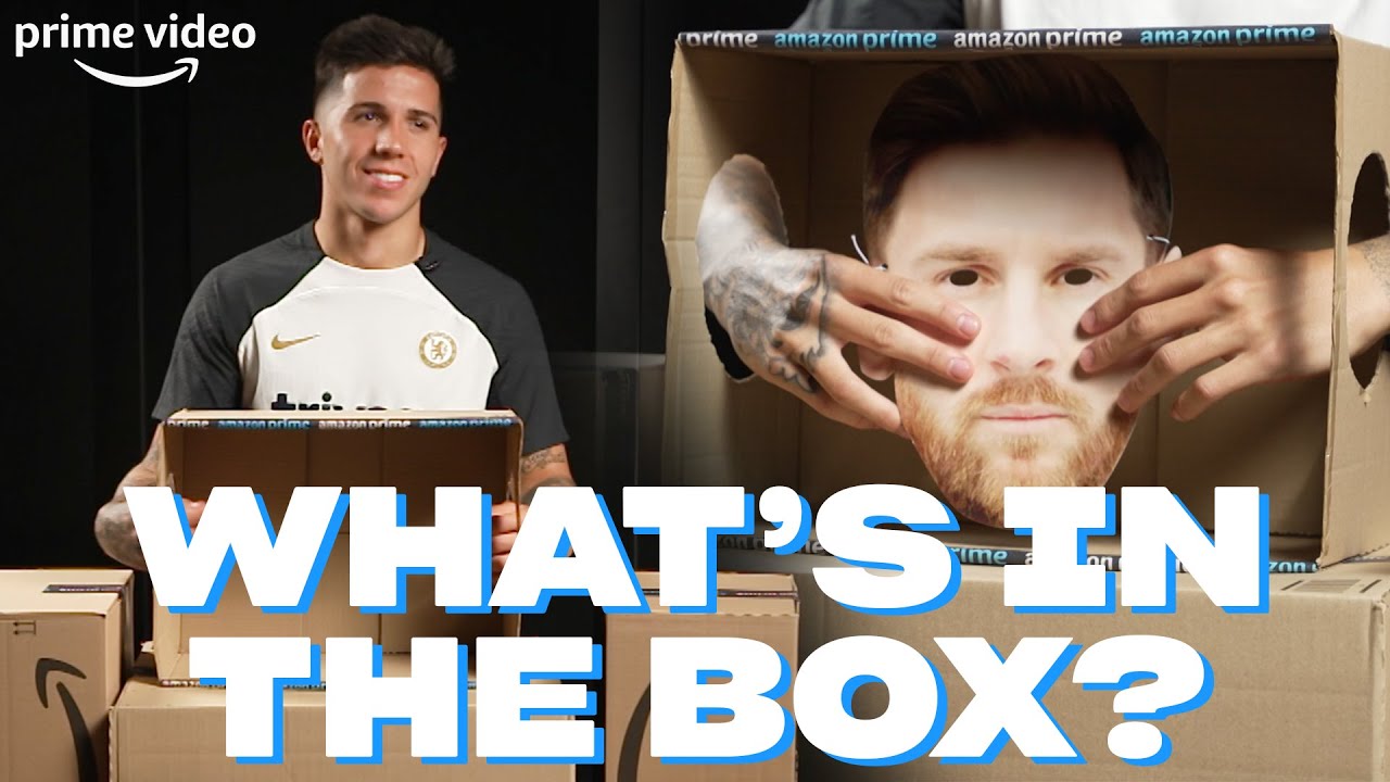 Enzo Fernández Plays What's In The Box | Chelsea FC | Prime Video Sport