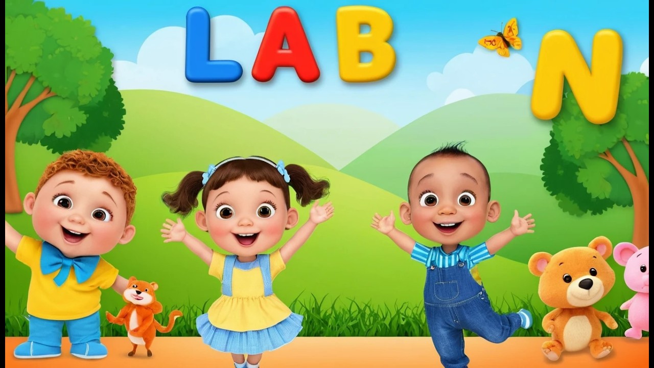ABC Song with Animals | Learn Letters for Kids | Animated Nursery Rhyme