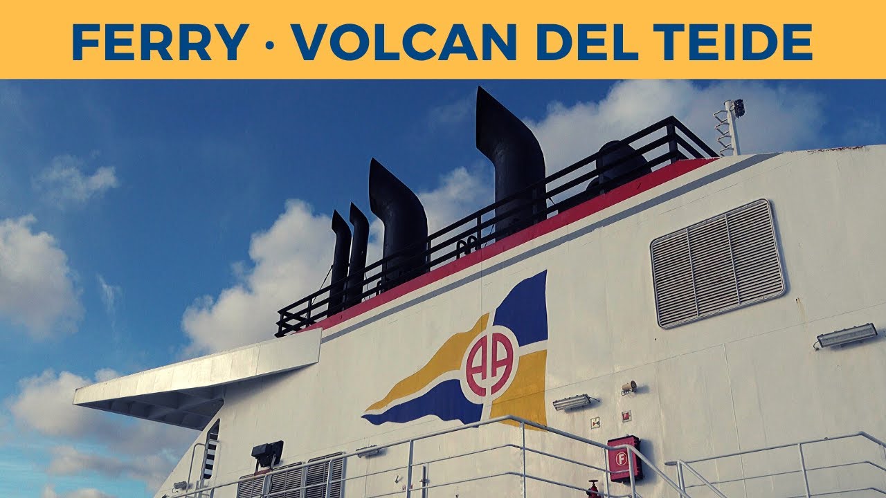 Passage on ferry VOLCAN DEL TEIDE, Santa Cruz de Tenerife - Las Palmas de Gran Canaria (Armas)