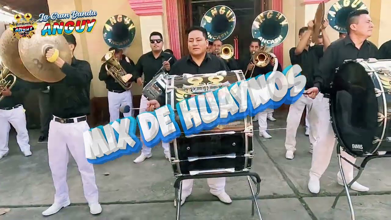 MIX DE HUAYNOS CON LA GRAN BANDA ANGUY en la Fiesta de Llacusbamba 2024