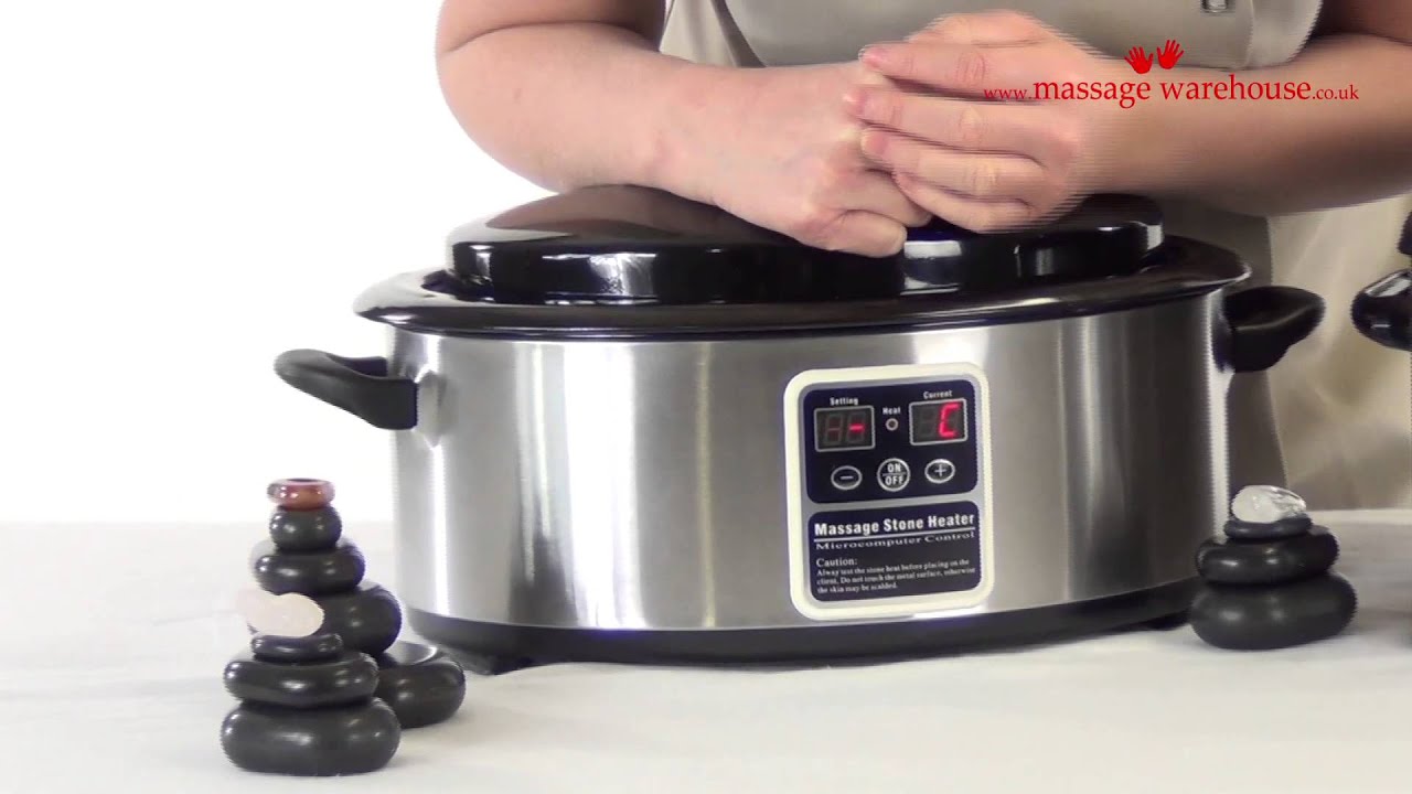 6 Quart Digital Hot Stone Heater REVIEW and DEMONSTRATION from Massage Warehouse UK