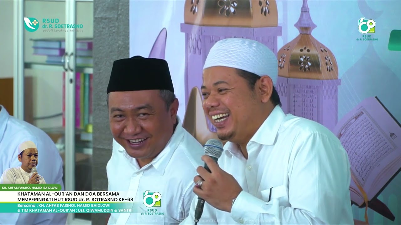 TAUSIYAH KH AHFAS FAISHOL HAMID BAIDLOWI Dalam Rangka HUT ke-68 Tahun RSUD dr. R. Soetrasno Rembang