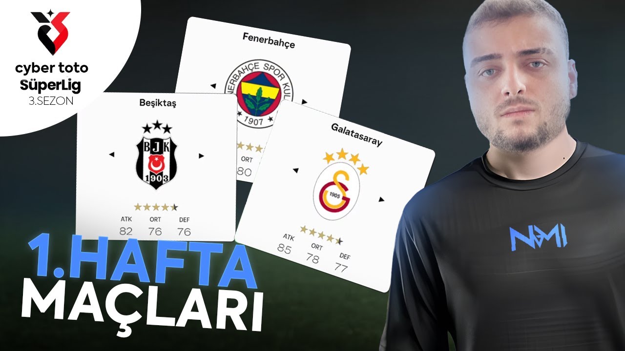 @CyberRulzTv  YAYINDA CYBER TOTO SÜPER LİG MAÇLARINI CANLANDIRIYOR | 3.SEZON 1.HAFTA