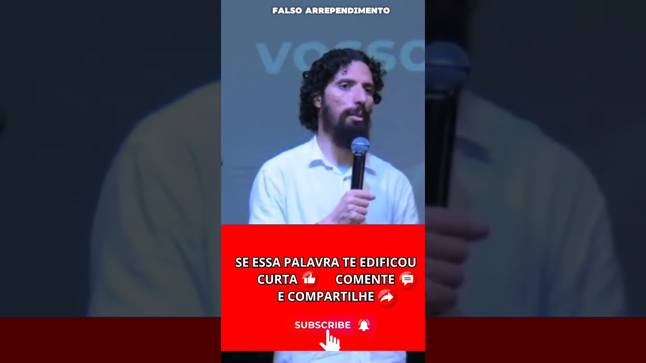 Falso arrependimento n&atilde;o gera mudan&ccedil;a.