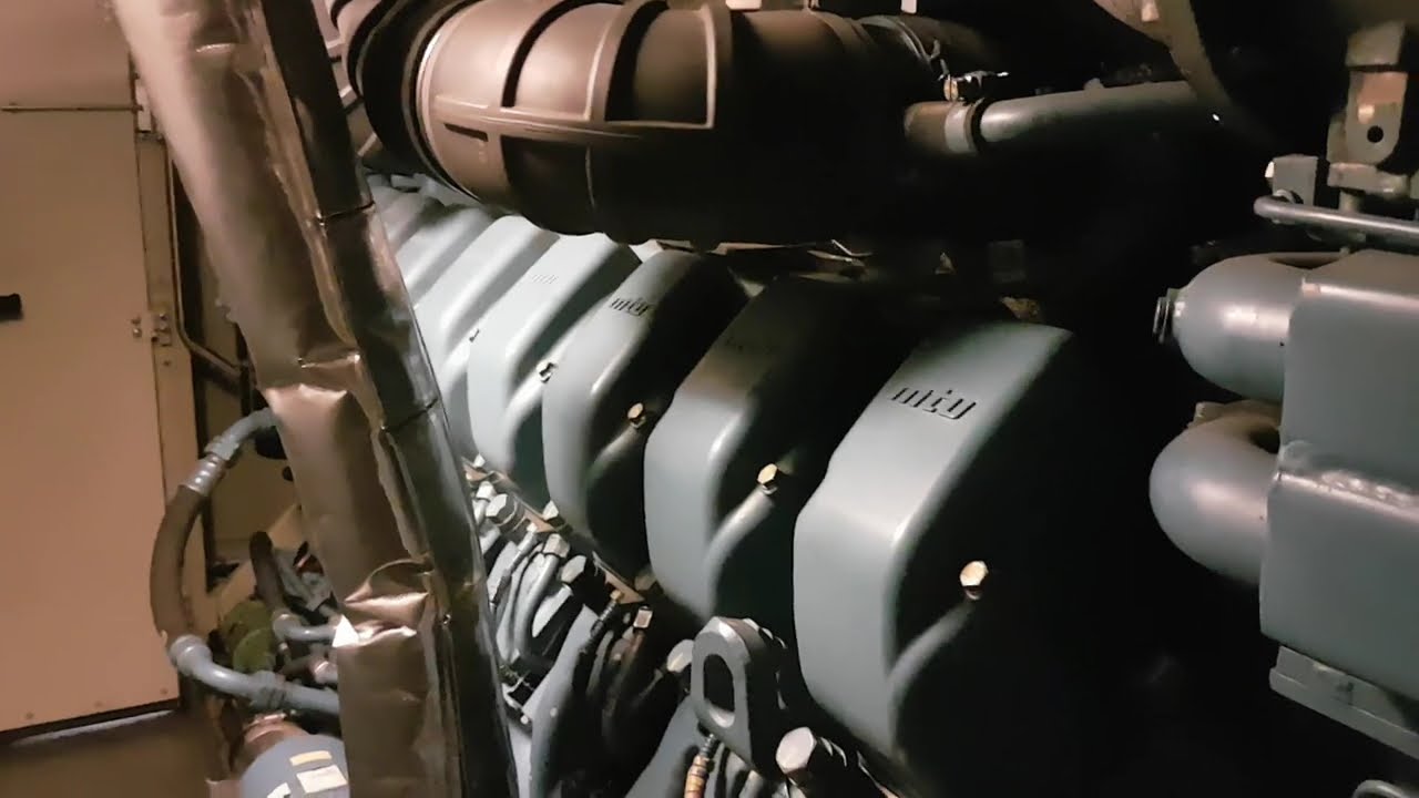 MTU 16V 4000 R41 startup -Siemens EuroRunner - Hercules