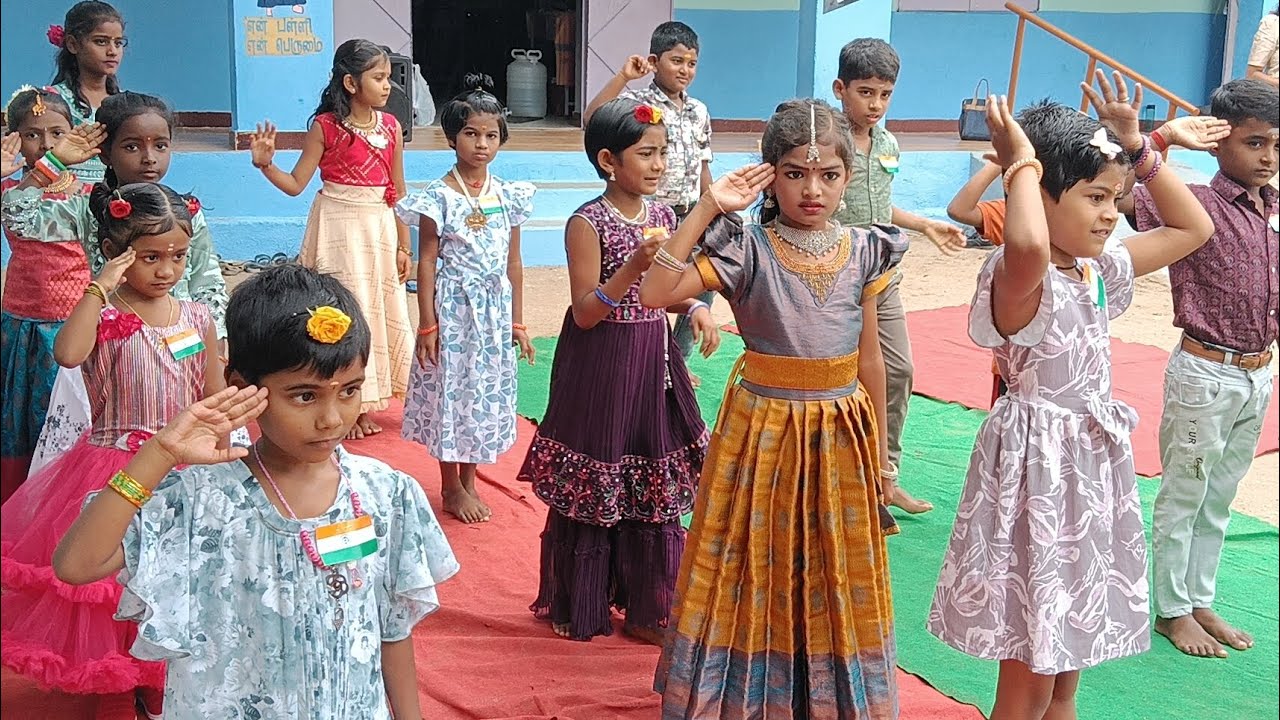 School 🎒 Dance performance # August 15 # independence day 2025 # 🎺🫡🎺