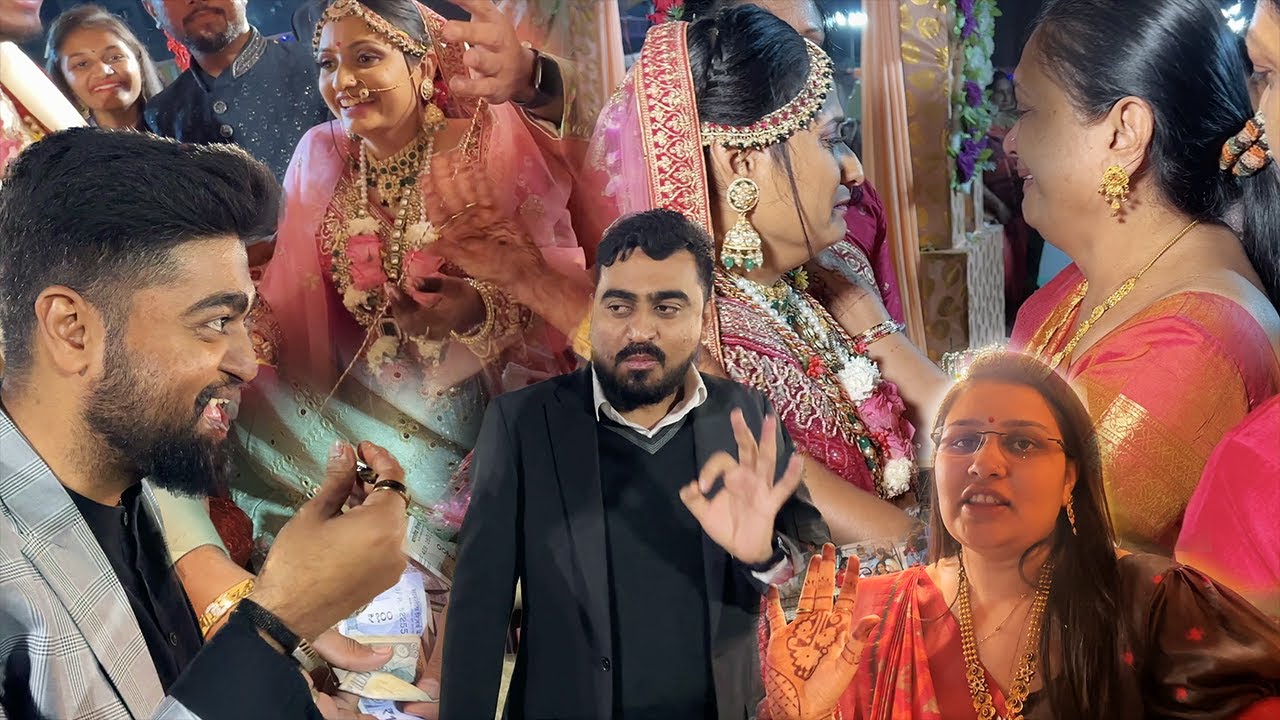 Lagan ma khadho garma garam shiro | funniest Gujarati shaadi vlog