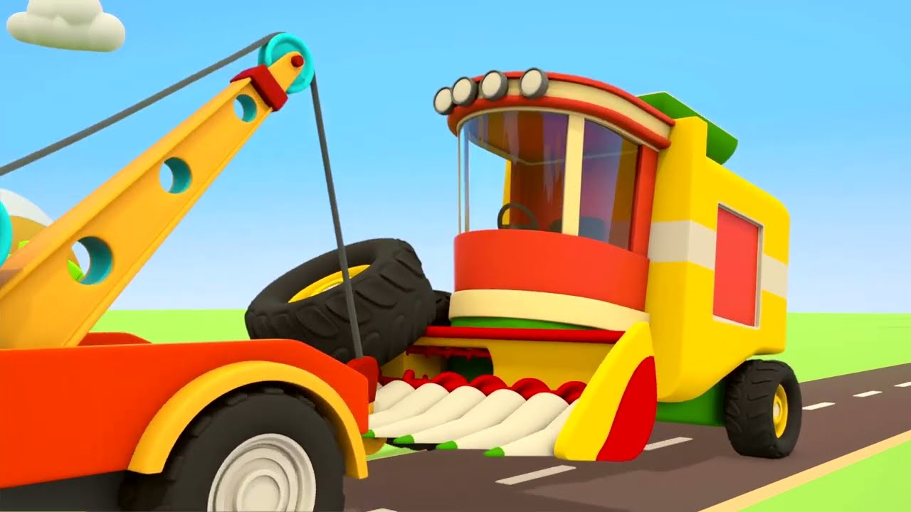 Leo the Truck Builds New Street Vehicles. New Season of Car Cartoons for Kids