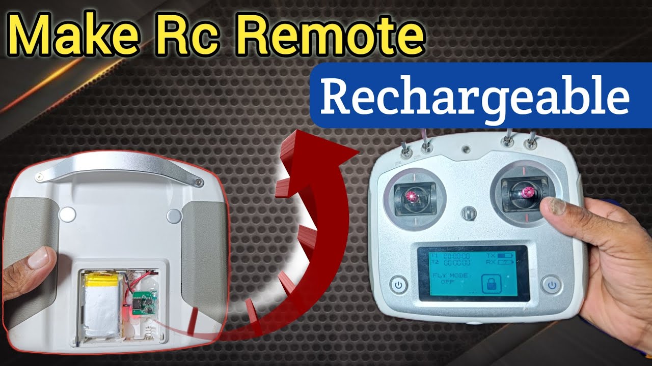 How To Make Flysky Transmitter Chargeable | Flysky Fs-i6s Transmitter Rechargeable