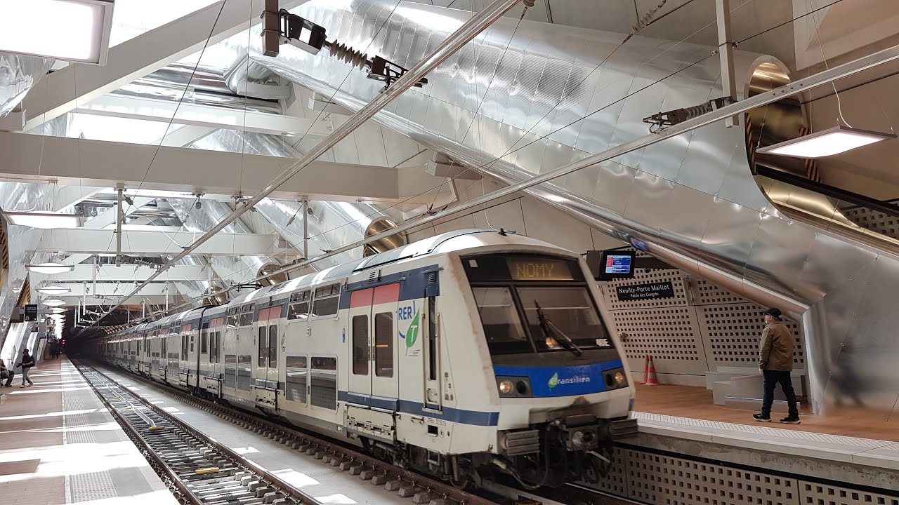 [PROLONGEMENT] RER🟪Ligne E🟪🚈MI2N Eole (Z 22500) : Magenta – Gare du Nord➡️Nanterre - La Folie