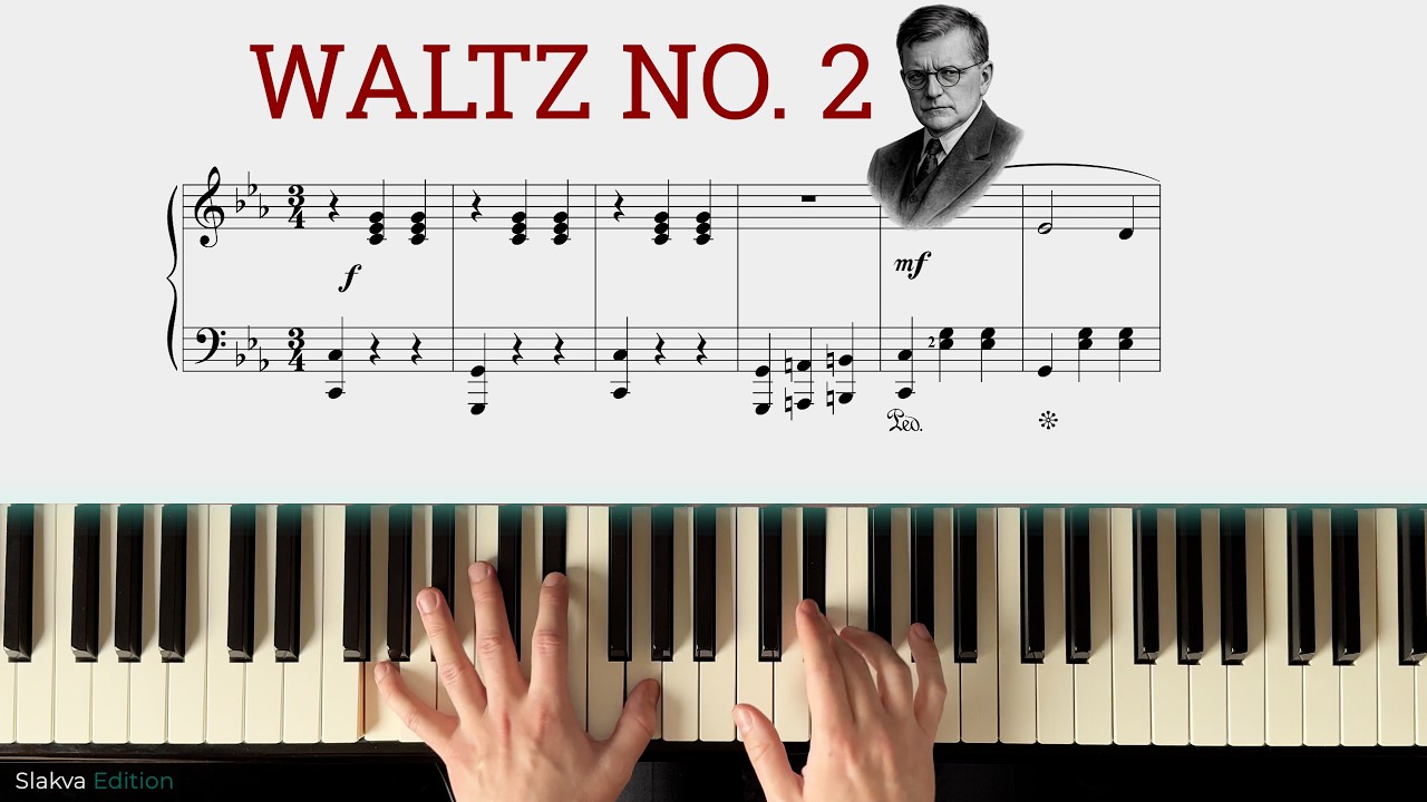 Shostakovich Waltz No.2 Piano | Tutorial + Sheet Music