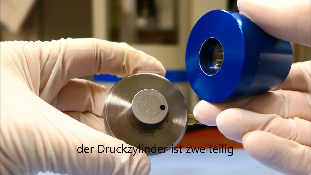 FTIR 1- KBr Plättchen pressen