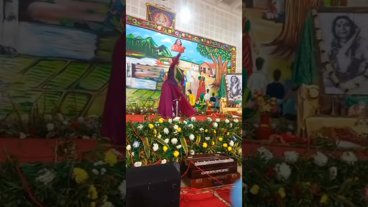 Shri Ganesh Vandana, srijita baidya❤️ jai shree mataji🙏🙏🙏🙏🙏# Sahaj Yog# dance# viral video
