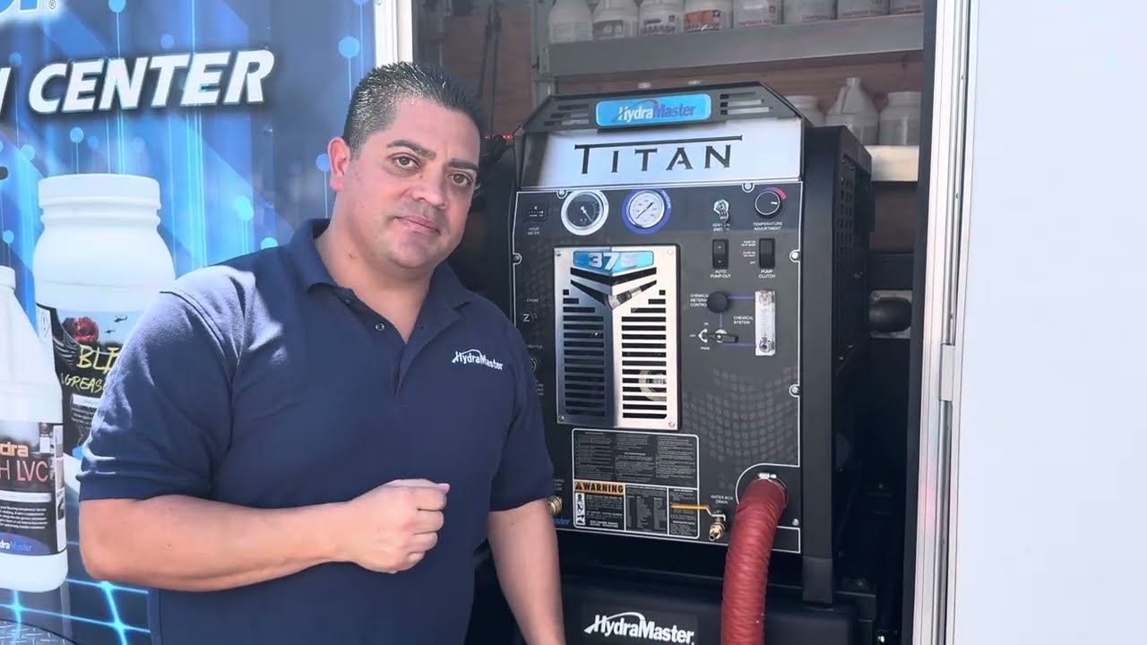 Titan 375 Hydramaster new Truckmount model by CLEANING DEPOT 