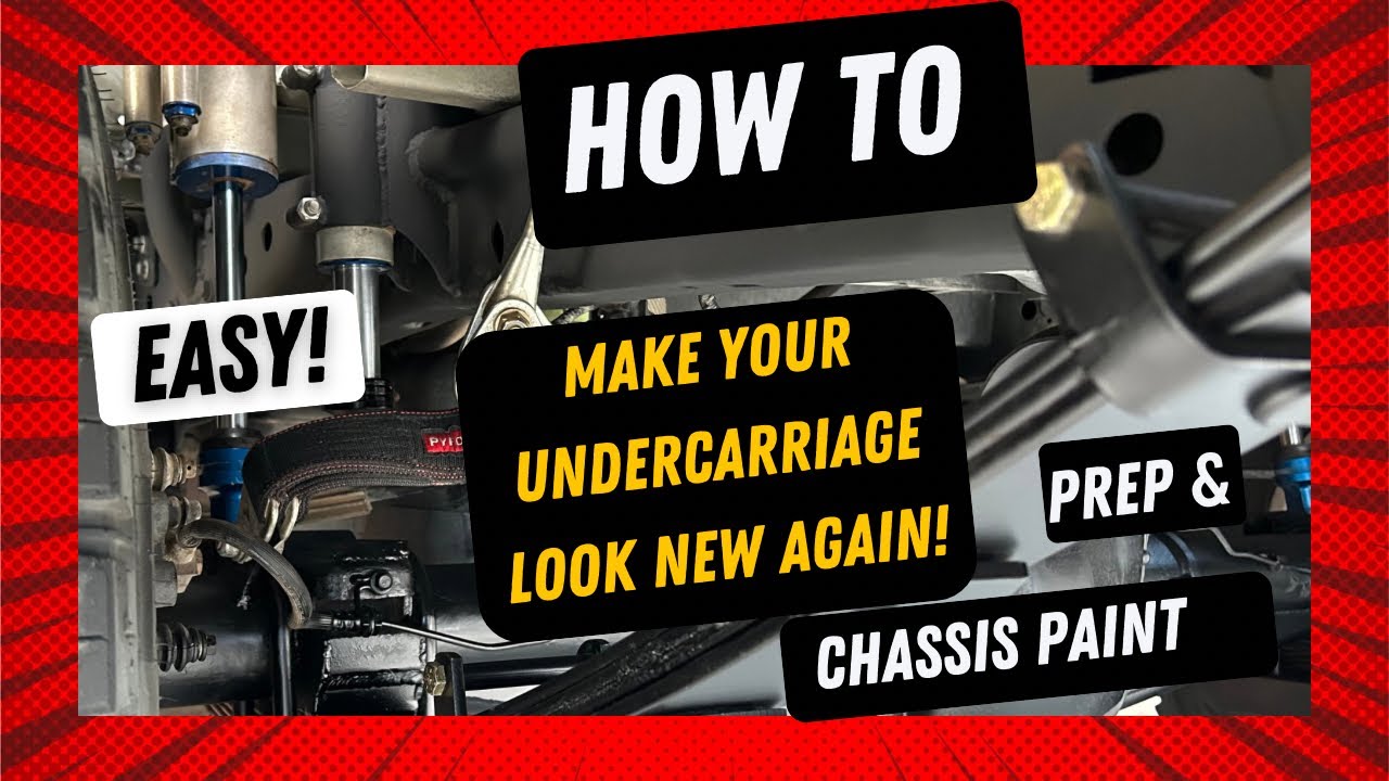How to: Prep and paint your chassis, frame, and suspension. Mostly prerunners!