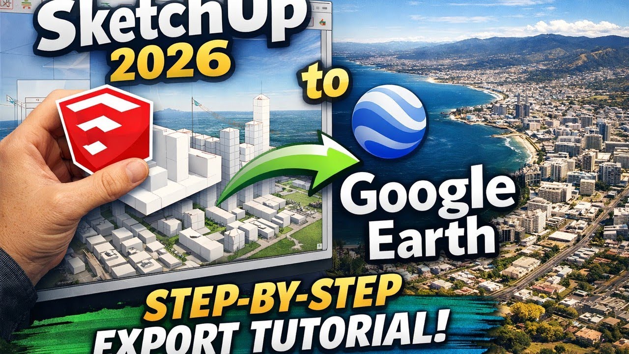 SketchUp 2026 to Google Earth – Step-by-Step Tutorial