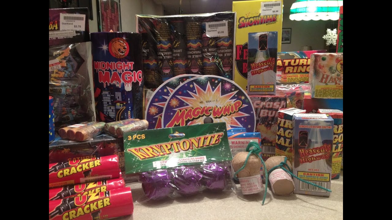 2014 Firework Stash Update -  New Years Eve