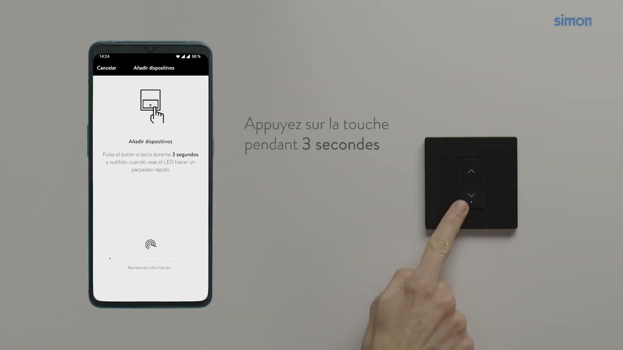 Configuration interrupteur volet roulant iO S270