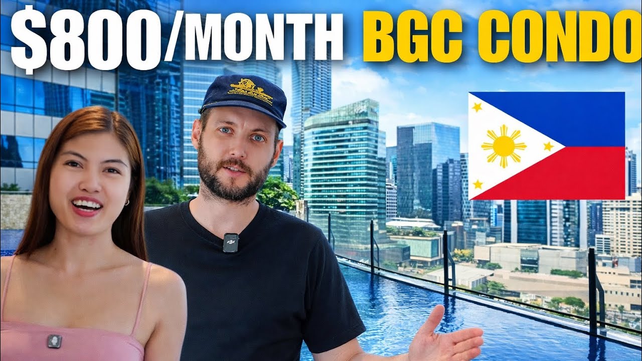 What $800 Gets You in BGC Manila Philippines (Condo Tour)