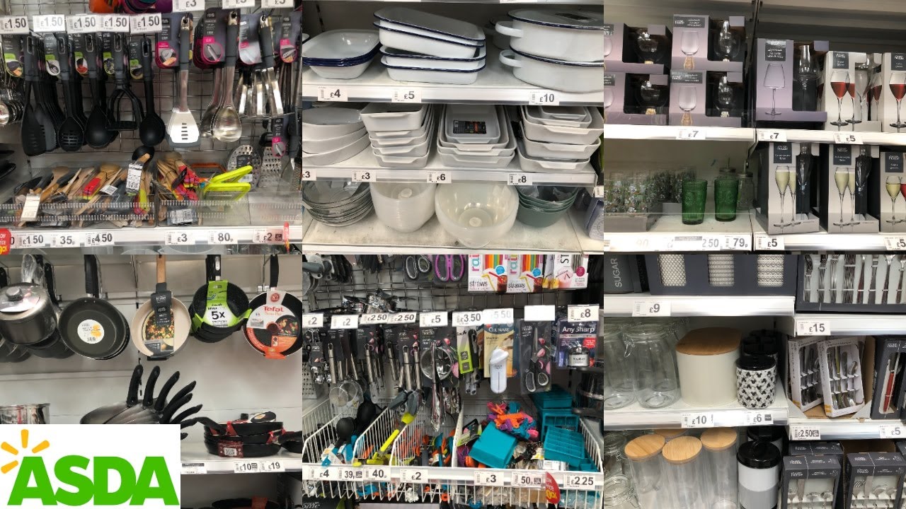 ASDA KITCHEN ESSENTIALS NEW COLLECTION WITH PRICE JULY 2021 | ASDA SHOPPING HAUL | TRAVELANDSHOP