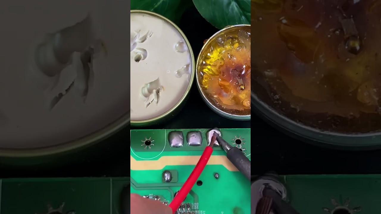 Tried rosin, didn't work &ndash; Soldering paste makes it perfect