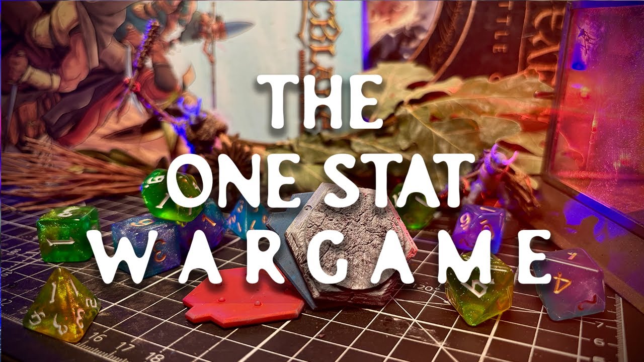 How I designed my skirmish game to only use 1 STAT!