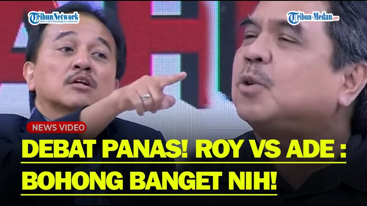 TUNJUK-TUNJUK❗ Roy Suryo VS Ade Armando Soal Isu 'Orang Besar' Dibalik Kasus Ijazah Jokowi