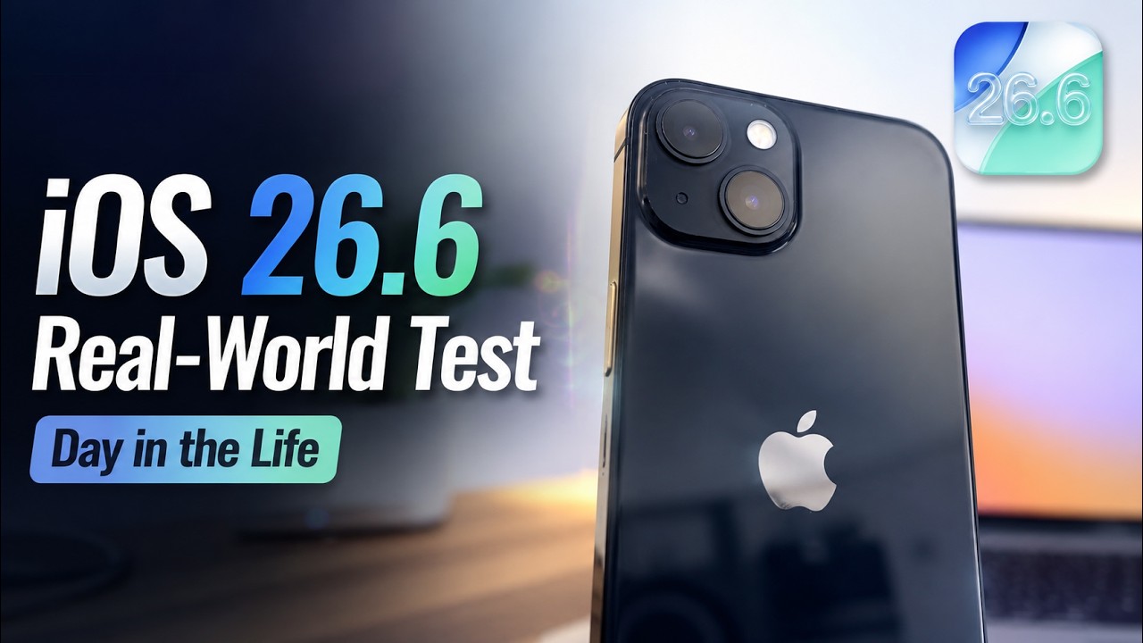 iOS 26.6 Real World Test ft. iPhone 13 (Day in the Life)