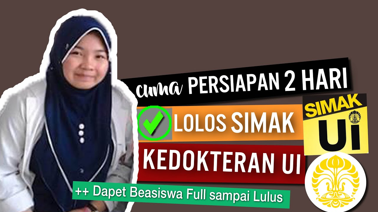 VIRAL ANAK MADRASAH (MA) LOLOS SIMAK FK UI