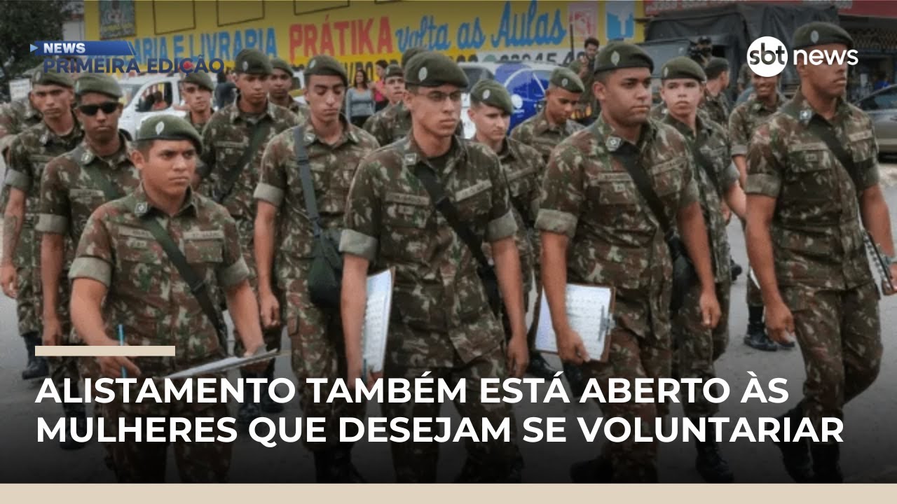 Começa alistamento militar de 2026; saiba todas as informações | #NewsPrimeiraEdição