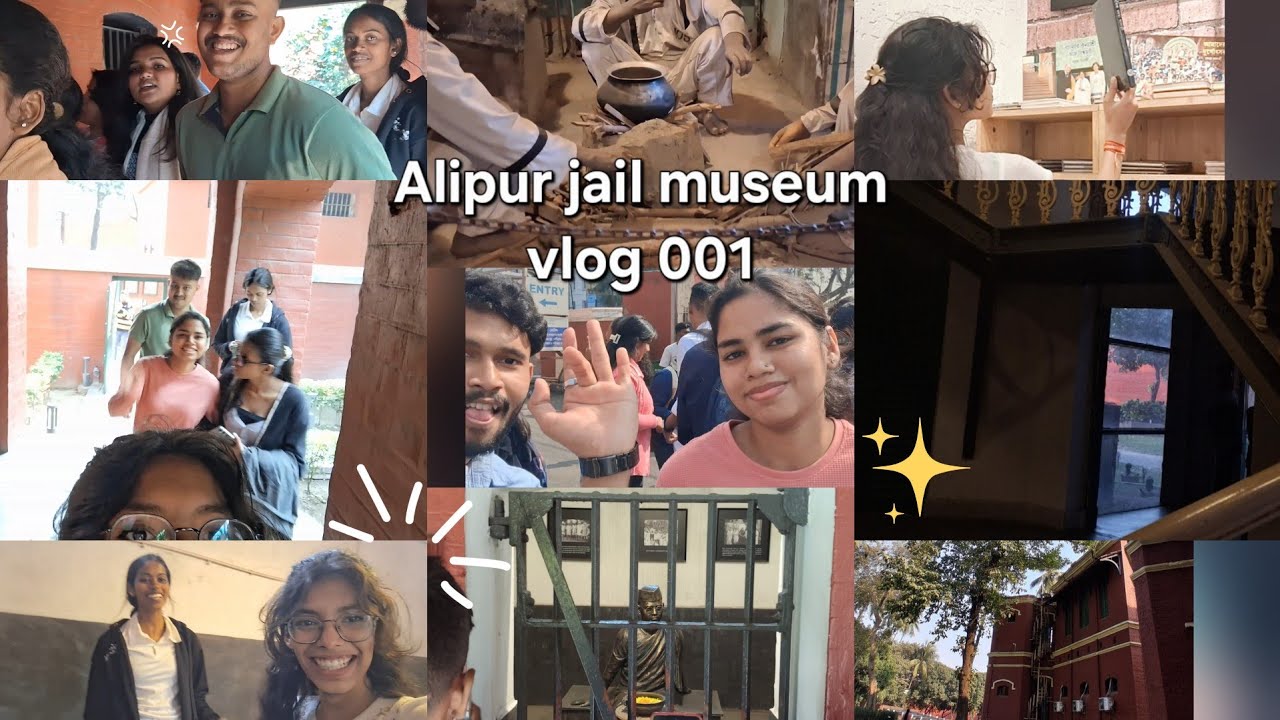 Alipur jail museum vlog 😋 | Educational visit to alipur jail museum | Vedanta college | First vlog 