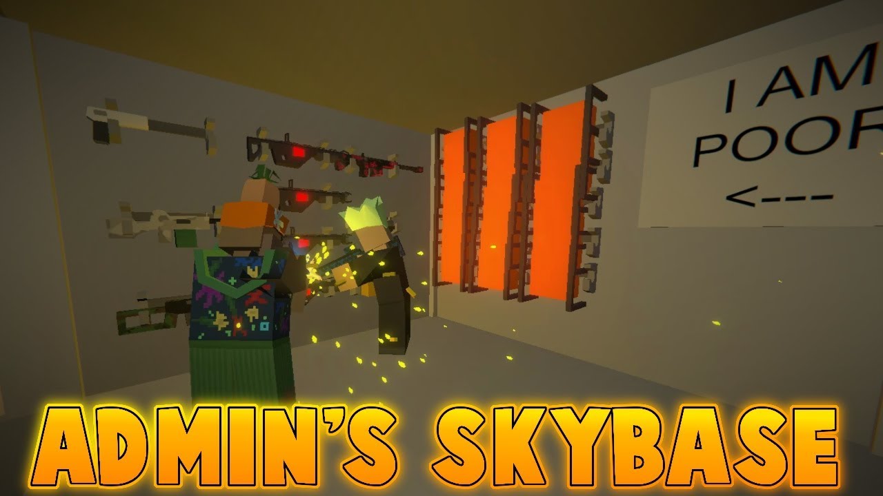 Huge Admin Skybase Raid: Unturned Gameplay
