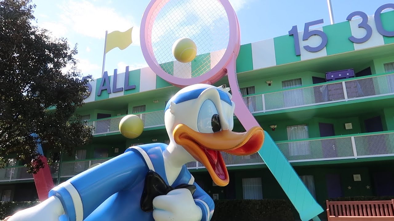 Disney's All Star Sports Resort Tour | Hotel Grounds, Food Locations & More!