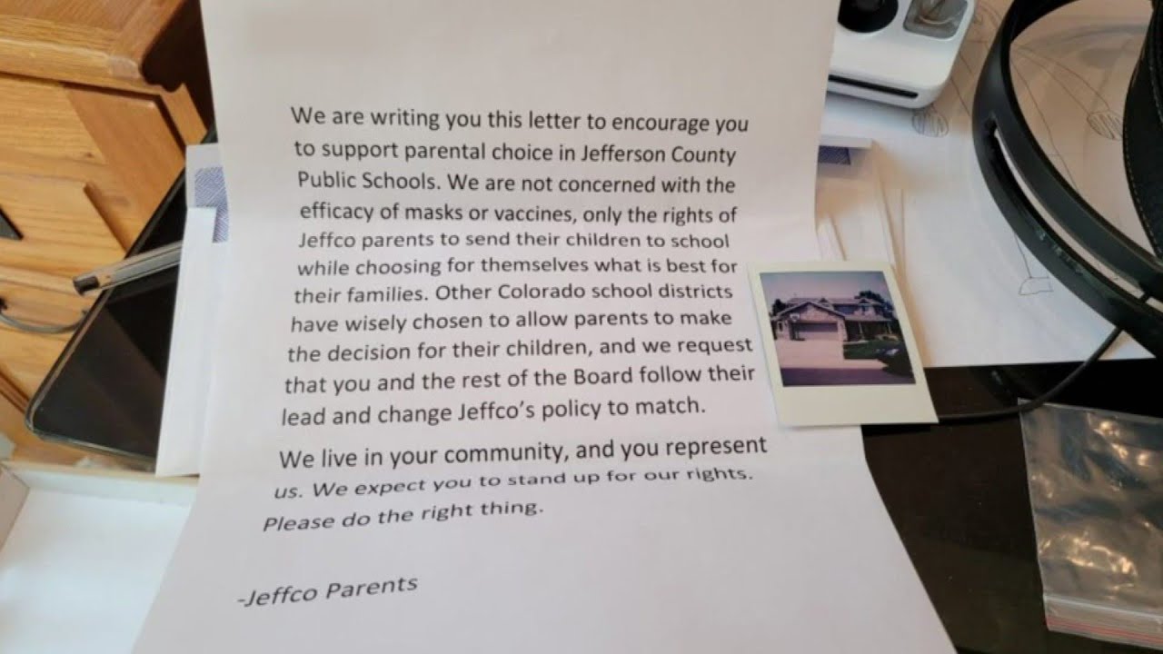 Colorado Man Who Sent Anonymous Letters, Pictures To School Board Members Faces No Charges