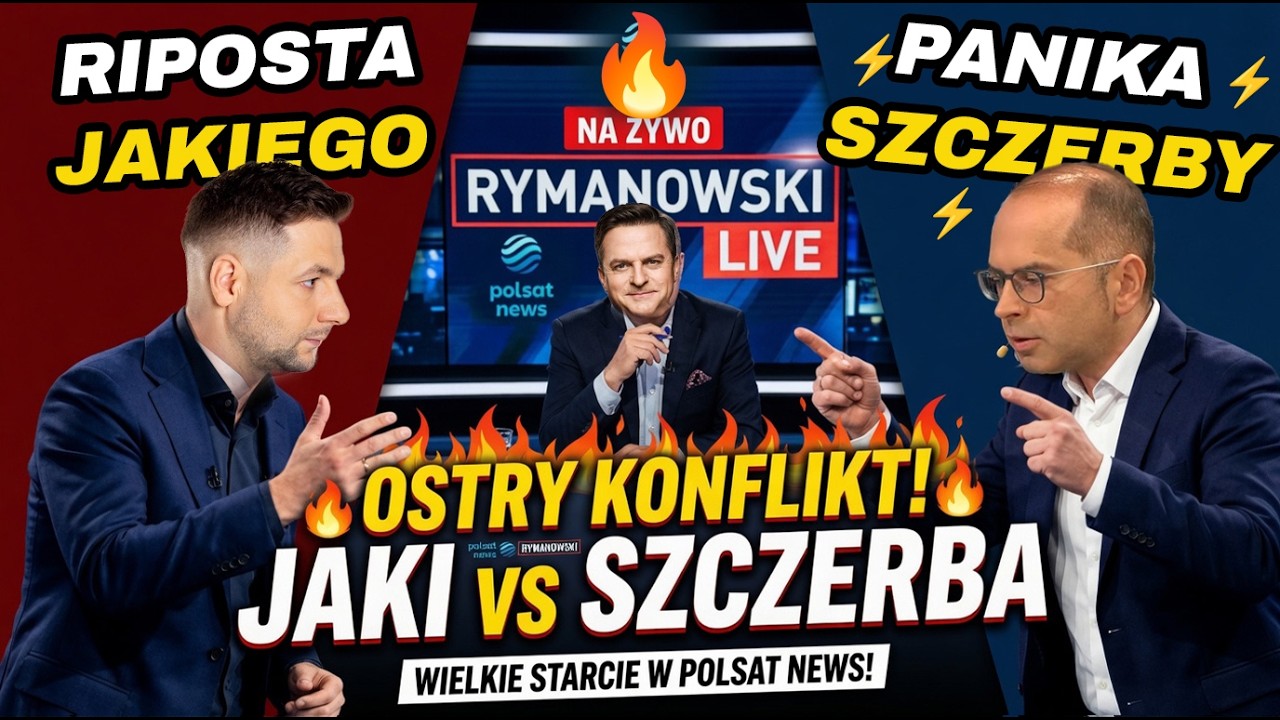 Gorąco w studio: Patryk Jaki i Michał Szczerba u Rymanowskiego!