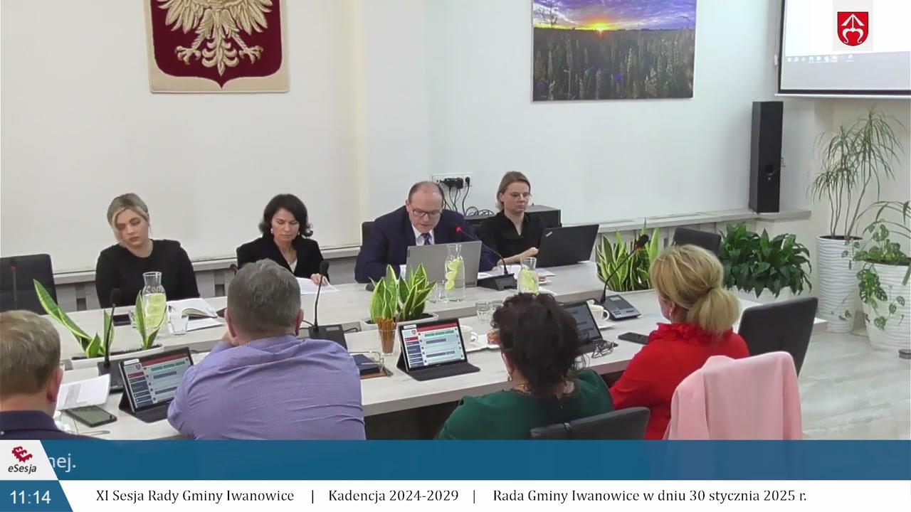 XI Sesja Rady Gminy Iwanowice - 30.01.2025 r. | Kadencja 2024-2029