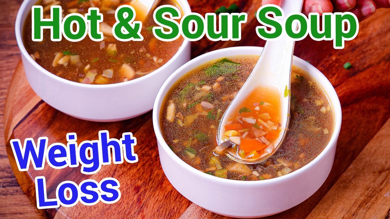 Hot and Sour Soup Recipe - Perfect Spicy Soup for Rainy Days | Street Style Spicy Soup for Monsoon