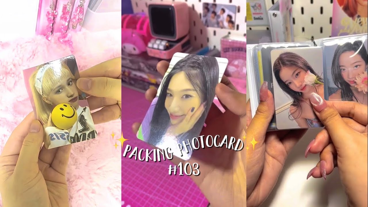 PACKING PHOTOCARD ⌗103 ⭑ BUBBLEMISSO🥨