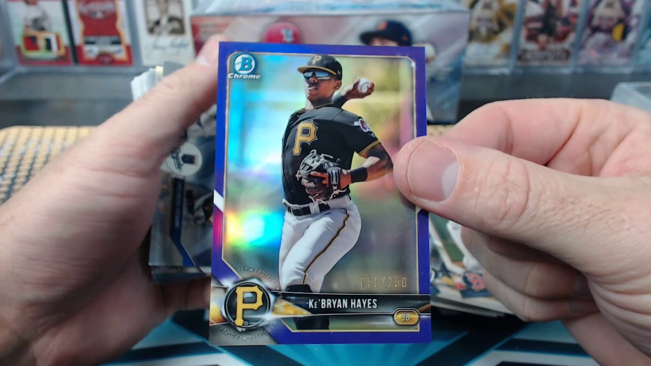 2018 Bowman Draft Baseball Super Jumbo Triple Box Break #1