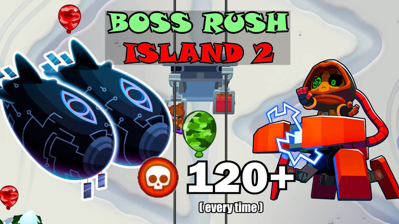 Boss Rush Island 2 | Super EASY every time 120+ Pops | Phayze | Alpine Run | btd6 | Bloons TD 6