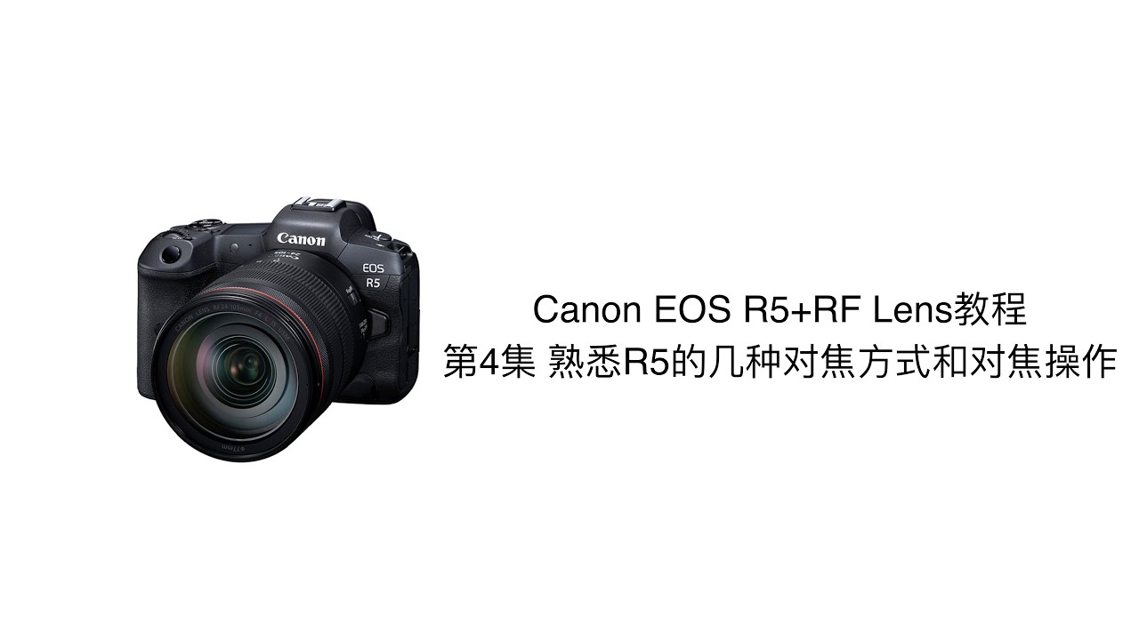 Canon EOS R5+RF Lens教程第4集 几种对焦方式和对焦操作