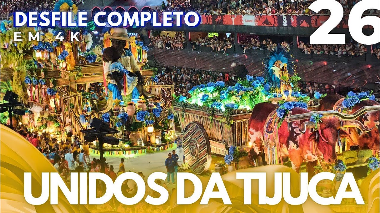 DESFILE TIJUCA 2026 EM 4K COMPLETO EXCLUSIVO