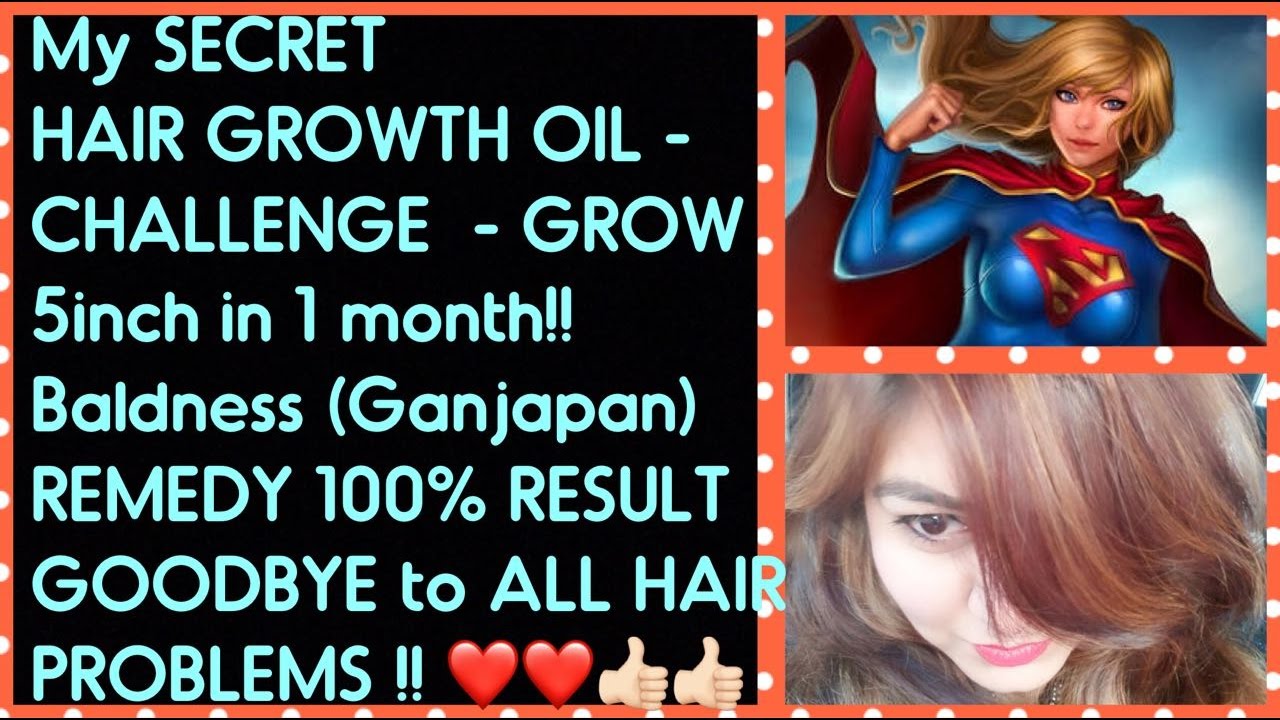 DIY HAIR GROWTH OIL for LONG  HAIR -  upto 4-5 inch in 1 month | ONE HAIR OIL for ALL Hair Problems!