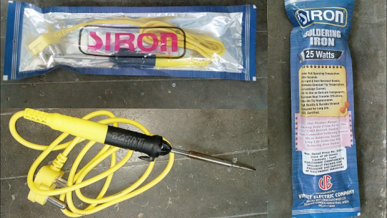 siron 25 watt soldering iron unboxing | 25 watt soldering iron