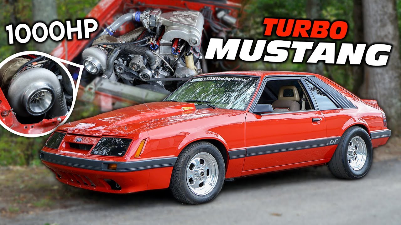 Установка огромной турбины на Foxbody мощностью 1000 л.с.!
