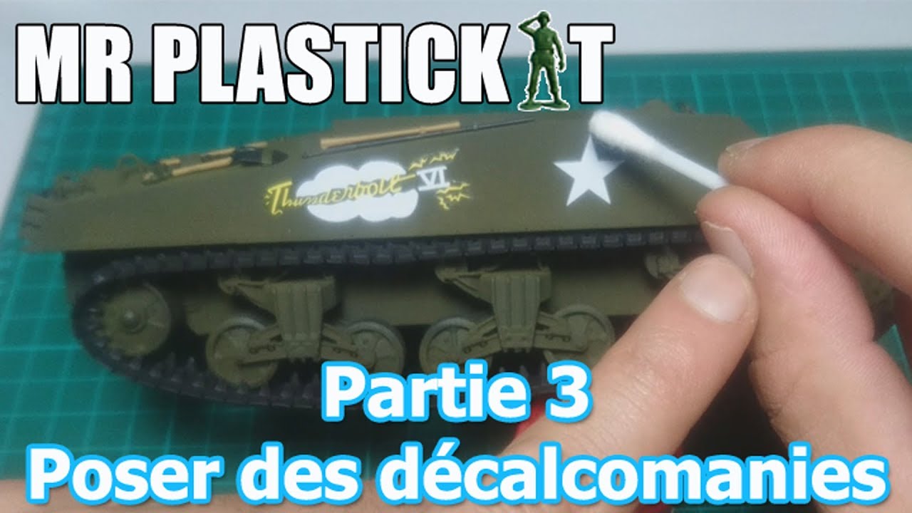 TUTORIEL MAQUETTE : Comment poser des décalcomanies