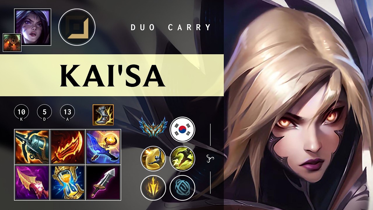 Kai'Sa ADC vs Jhin - KR Challenger Patch 26.05